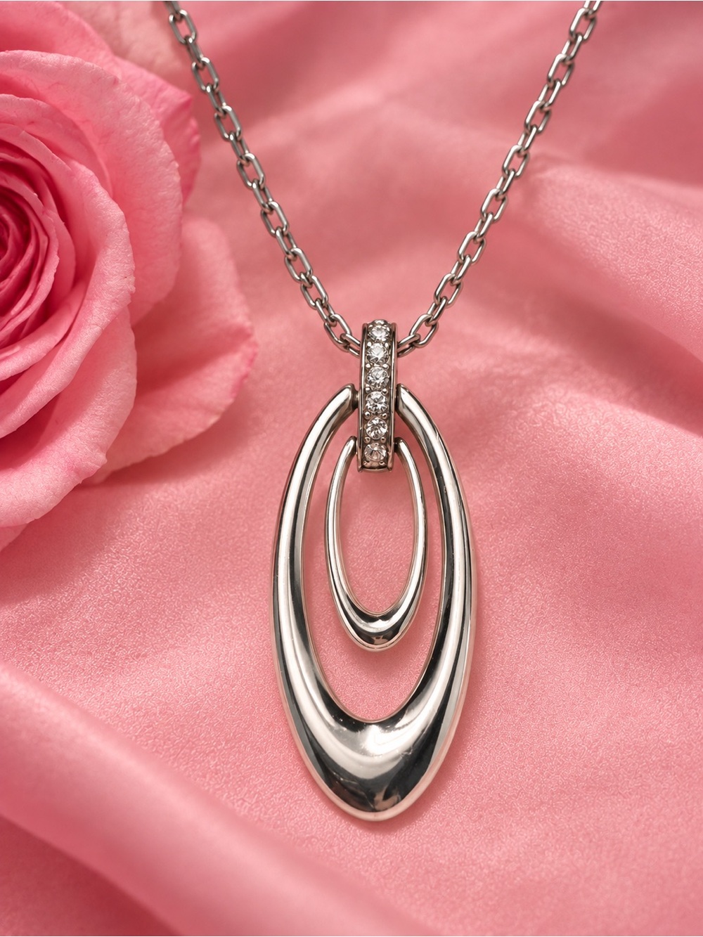Brighton Sterling Silver Meridian Swing Petite Necklace